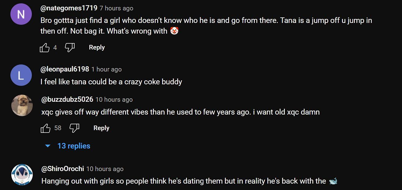 Fans react to the recent clip (Image via xQc Clips/YouTube)